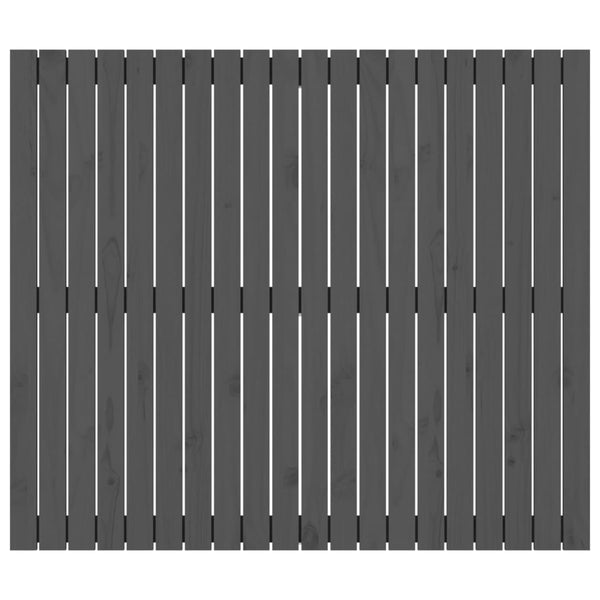 Graues Wand-Kopfteil 127,5cm Kiefer Massivholz