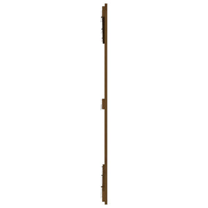 Wand-Kopfteil Honigbraun Kiefer Massivholz