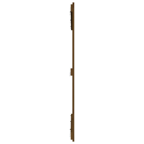Wand-Kopfteil Honigbraun Kiefer Massivholz
