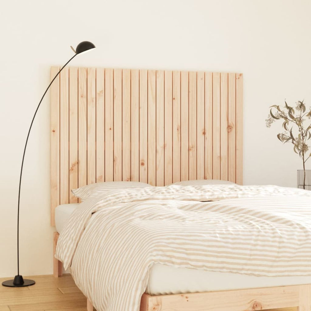 vidaXL Wall Headboard 146.5x3x110 cm Solid Pine Wood