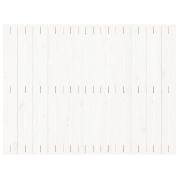 Weißes Wand-Kopfteil 146,5cm Kiefer Massivholz