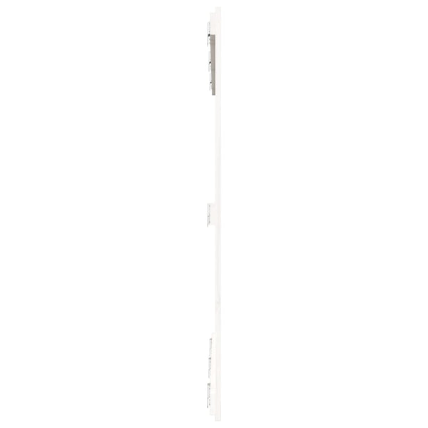 Weißes Wand-Kopfteil 146,5cm Kiefer Massivholz