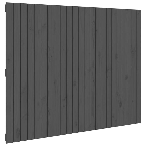 Graues Wand-Kopfteil 146,5cm Kiefer Massivholz