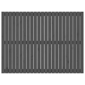 Graues Wand-Kopfteil 146,5cm Kiefer Massivholz