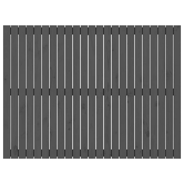 Graues Wand-Kopfteil 146,5cm Kiefer Massivholz