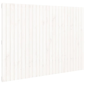 Wand Kopfteil Weiß Kiefer Massivholz 160cm