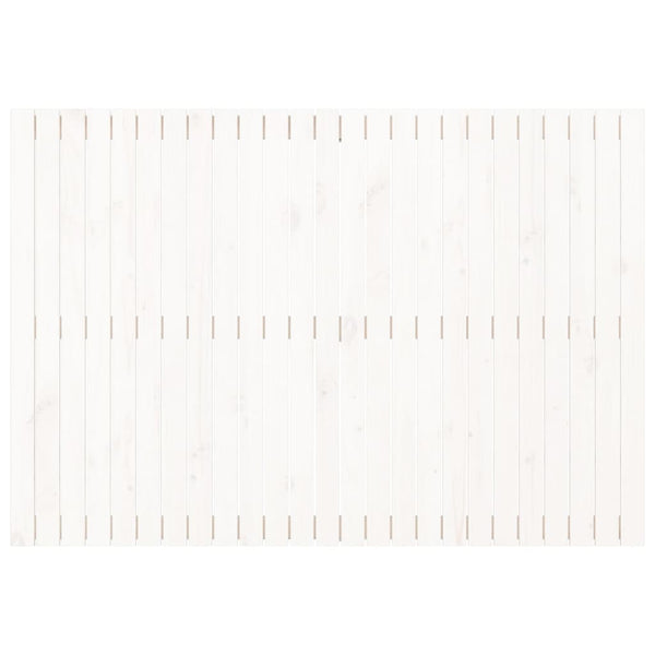 Wand Kopfteil Weiß Kiefer Massivholz 160cm
