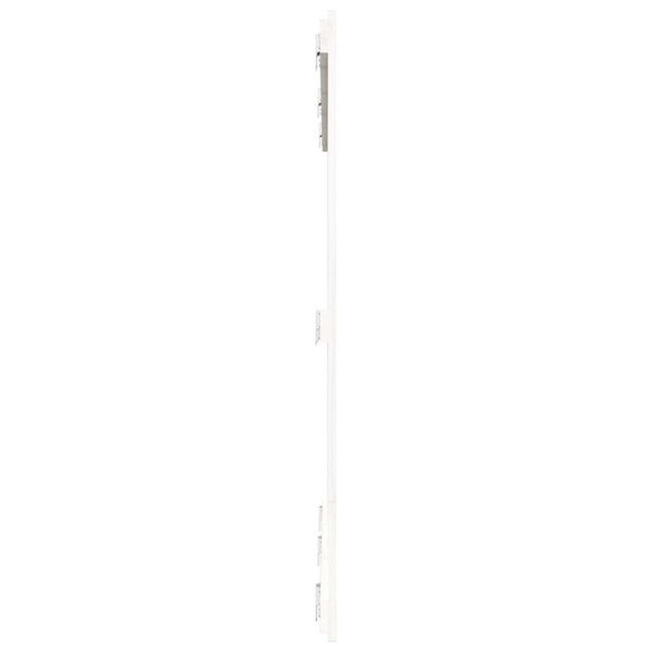 Wand Kopfteil Weiß Kiefer Massivholz 160cm