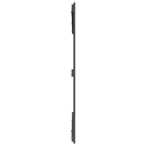 Wand Kopfteil Grau 159,5cm Massivholz