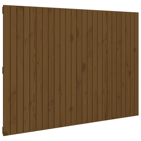 Wand Kopfteil Honigbraun 160cm Massivholz