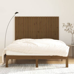 Wand Kopfteil Honigbraun 160cm Massivholz