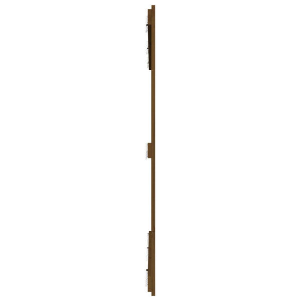 Wand Kopfteil Honigbraun 160cm Massivholz