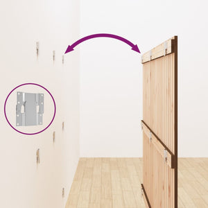 Wand Kopfteil Honigbraun 160cm Massivholz