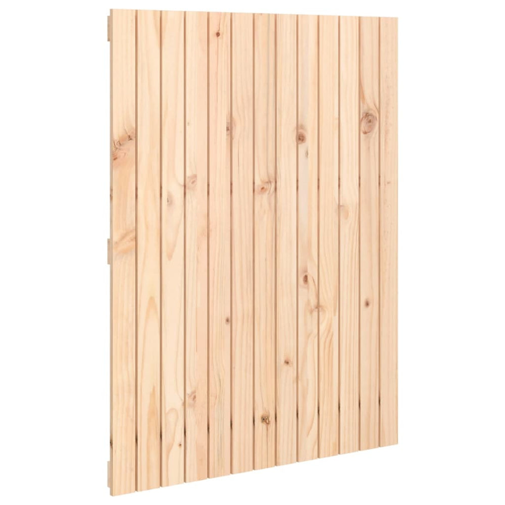 vidaXL Wall Headboard 82.5x3x110 cm Solid Pine Wood