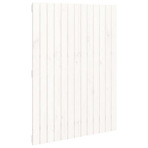 Weißes Wand-Kopfteil 82,5 cm Kiefer Massivholz