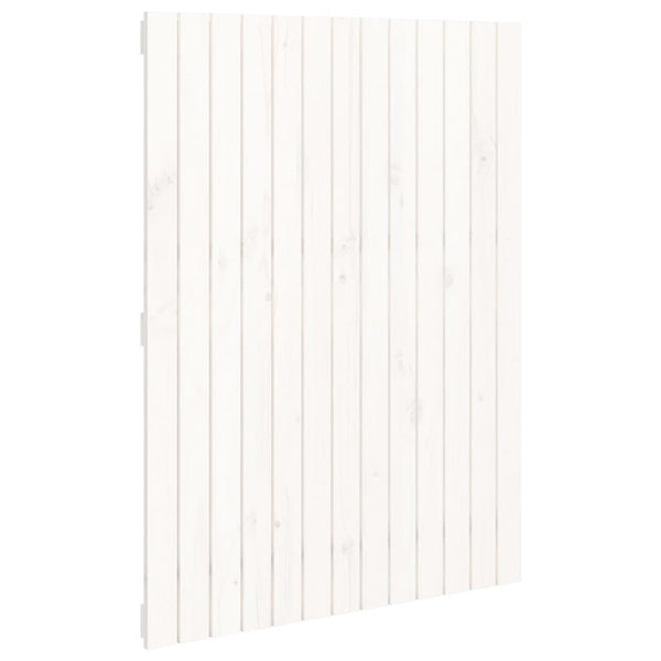 Weißes Wand-Kopfteil 82,5 cm Kiefer Massivholz