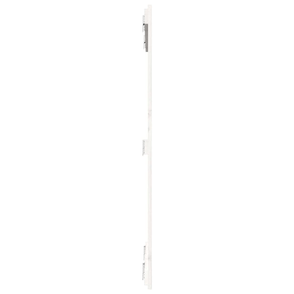 Weißes Wand-Kopfteil 82,5 cm Kiefer Massivholz