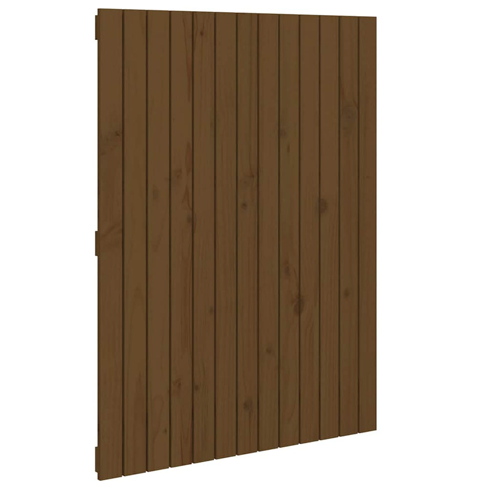 vidaXL Wall Headboard Honey Brown 82.5x3x110 cm Solid Pine Wood
