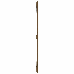 Wand Kopfteil Honigbraun Kiefer Massivholz 82,5cm