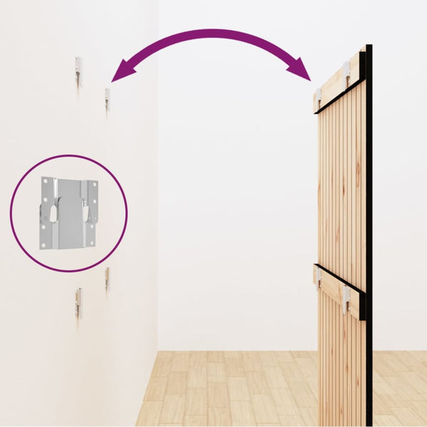 vidaXL Tête de lit murale Noir 82,5x3x110 cm Bois de pin massif