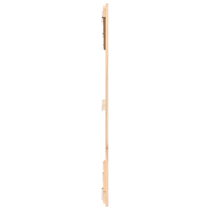 Wand Kopfteil 166cm Kiefer Massivholz