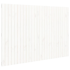 vidaXL Tête de lit murale Blanc 166x3x110 cm Bois de pin massif