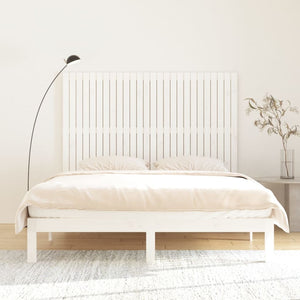 vidaXL Tête de lit murale Blanc 166x3x110 cm Bois de pin massif