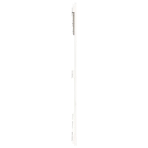 vidaXL Tête de lit murale Blanc 166x3x110 cm Bois de pin massif
