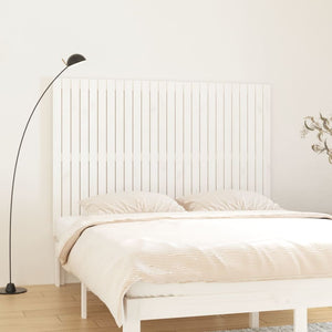 vidaXL Tête de lit murale Blanc 166x3x110 cm Bois de pin massif