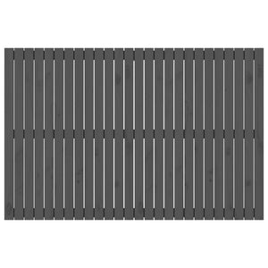 Graues Wand-Kopfteil 166 cm Kiefer Massivholz