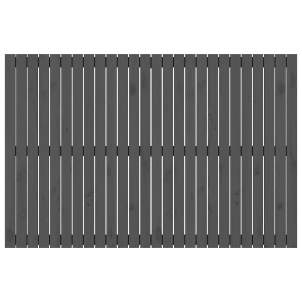 Graues Wand-Kopfteil 166 cm Kiefer Massivholz