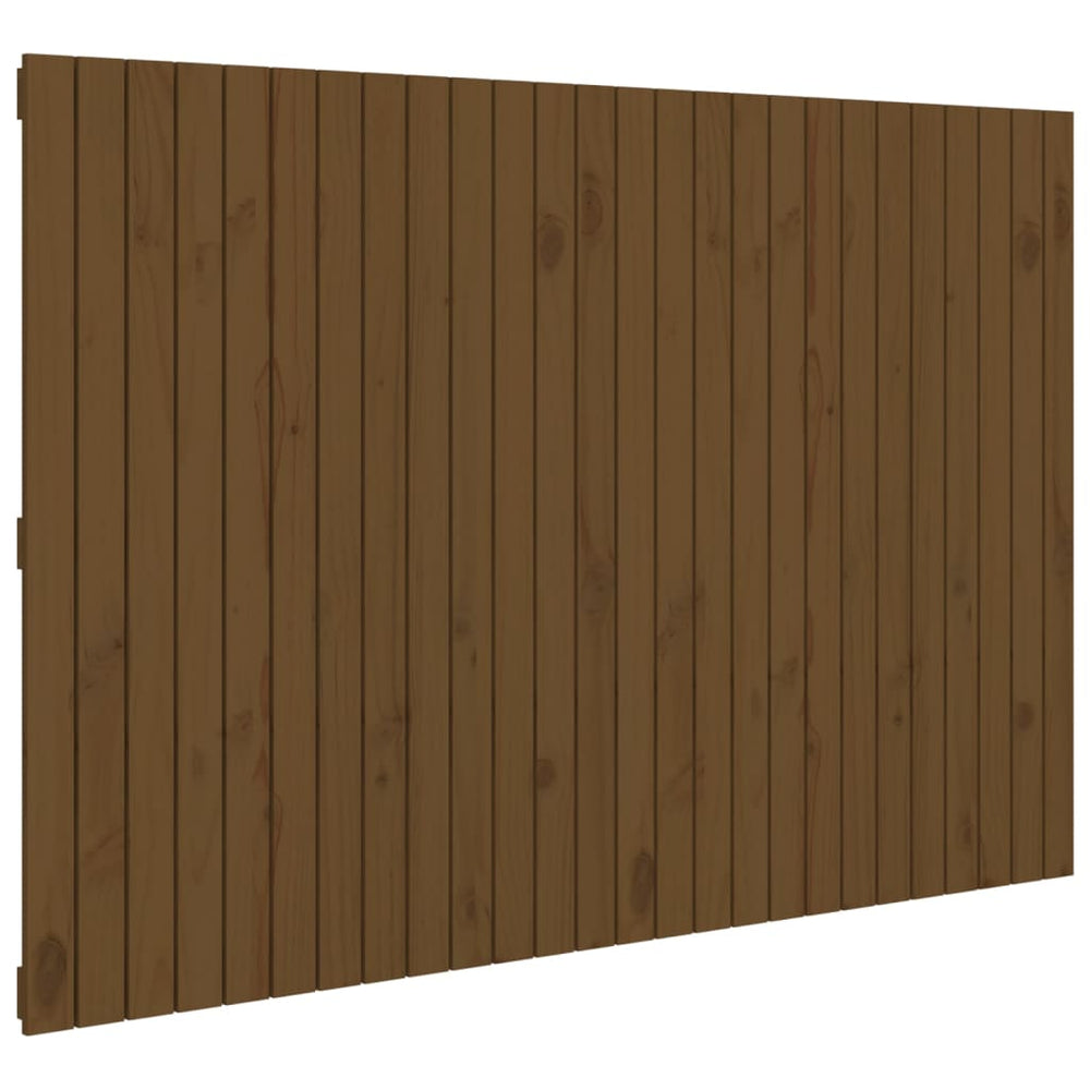 vidaXL Wall Headboard Honey Brown 166x3x110 cm Solid Pine Wood