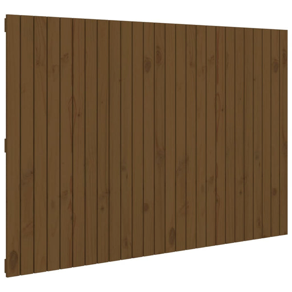 Wand Kopfteil Honigbraun 166cm Massivholz