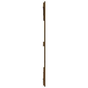 Wand Kopfteil Honigbraun 166cm Massivholz