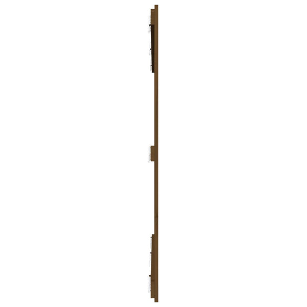 Wand Kopfteil Honigbraun 166cm Massivholz