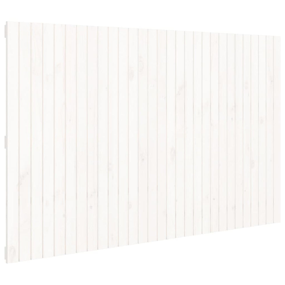 vidaXL Wall Headboard White 185x3x110 cm Solid Pine Wood