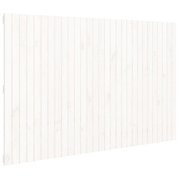 Wand Kopfteil Weiß 185cm Massivholz