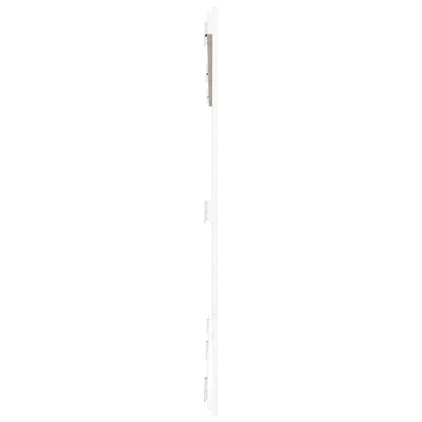 Wand Kopfteil Weiß 185cm Massivholz