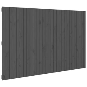 Graues Wand-Kopfteil 185 cm Kiefer Massivholz