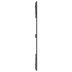 Graues Wand-Kopfteil 185 cm Kiefer Massivholz