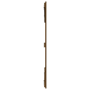 vidaXL Tête de lit murale marron miel 185x3x110 cm Bois de pin massif