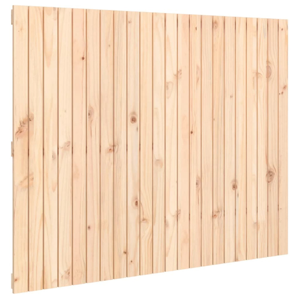 vidaXL Wall Headboard 140x3x110 cm Solid Pine Wood