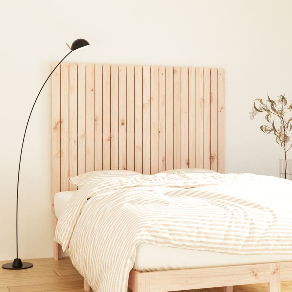 Wand Kopfteil 140 cm Kiefer Massivholz