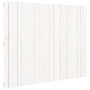 Wand Kopfteil Weiß 140cm Massivholz