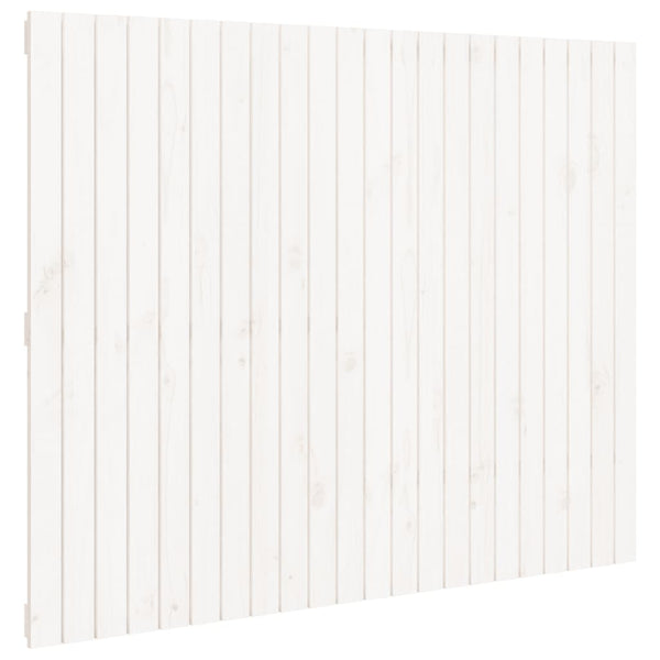 Wand Kopfteil Weiß 140cm Massivholz
