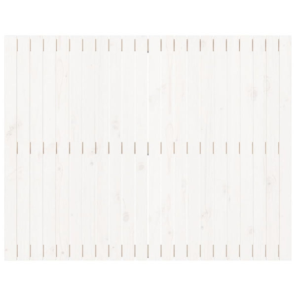 Wand Kopfteil Weiß 140cm Massivholz