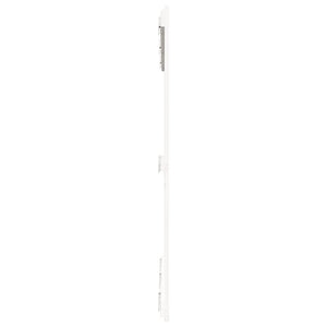 Wand Kopfteil Weiß 140cm Massivholz