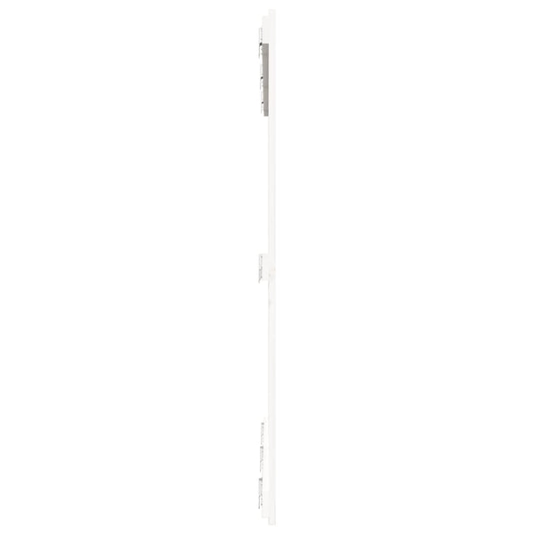 Wand Kopfteil Weiß 140cm Massivholz
