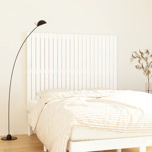 Wand Kopfteil Weiß 140cm Massivholz