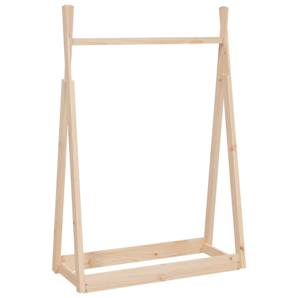 vidaXL Portant à vêtements 100x45x150 cm Bois de pin massif